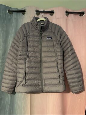 Patagonia Lavender Quilted Down Jacket